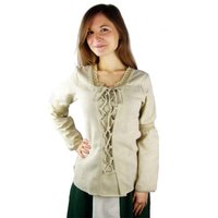 Gesnoerde Katoenen Blouse, Hennep